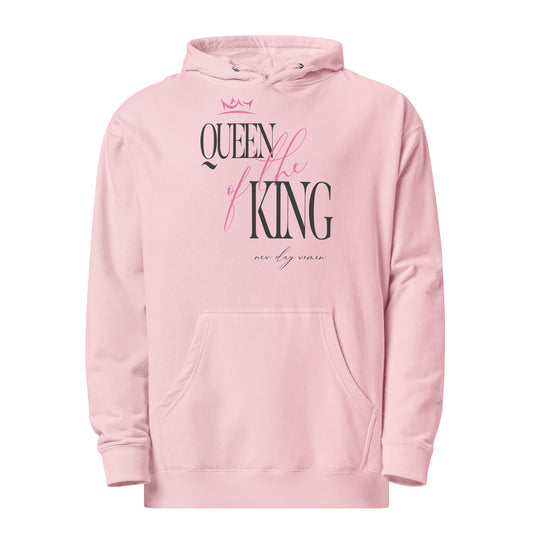 Queen of the King Hoodie | Blush