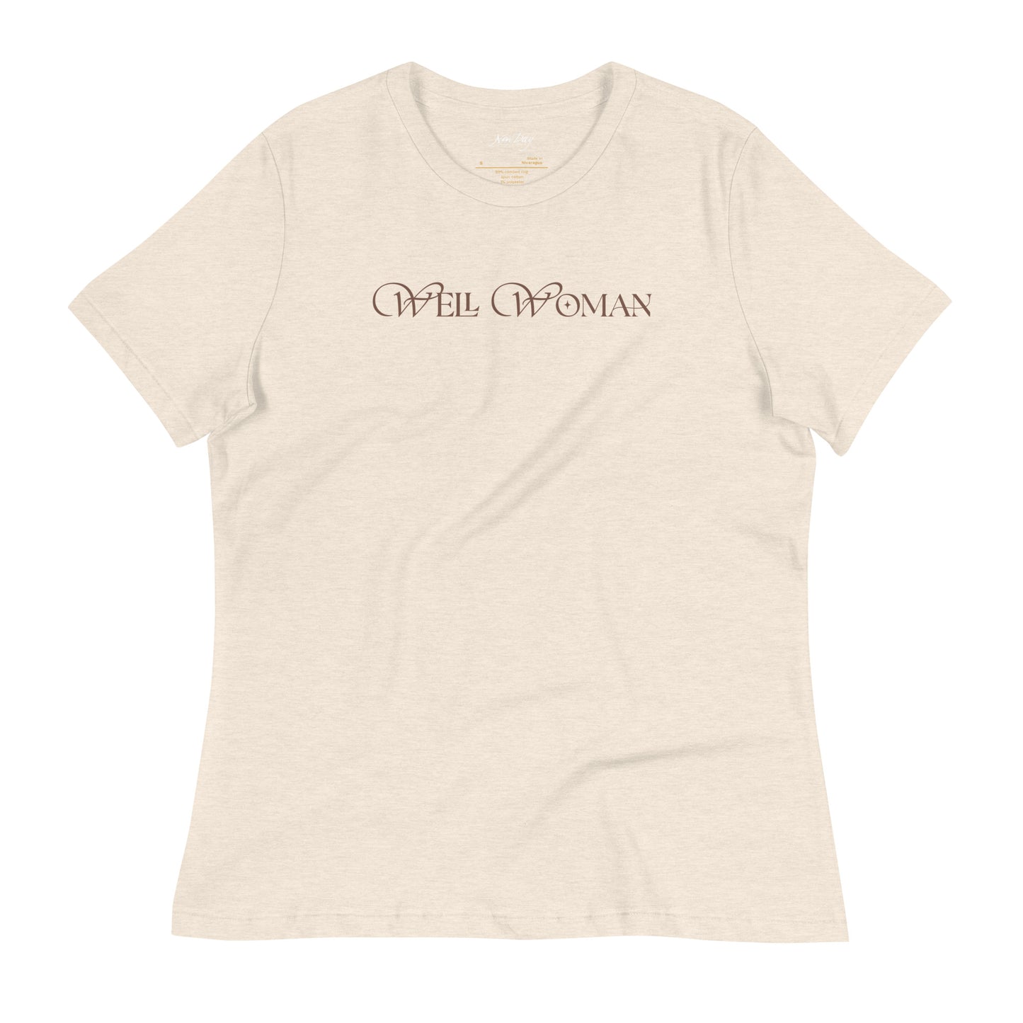 Well Woman Shirt - Heather Cream