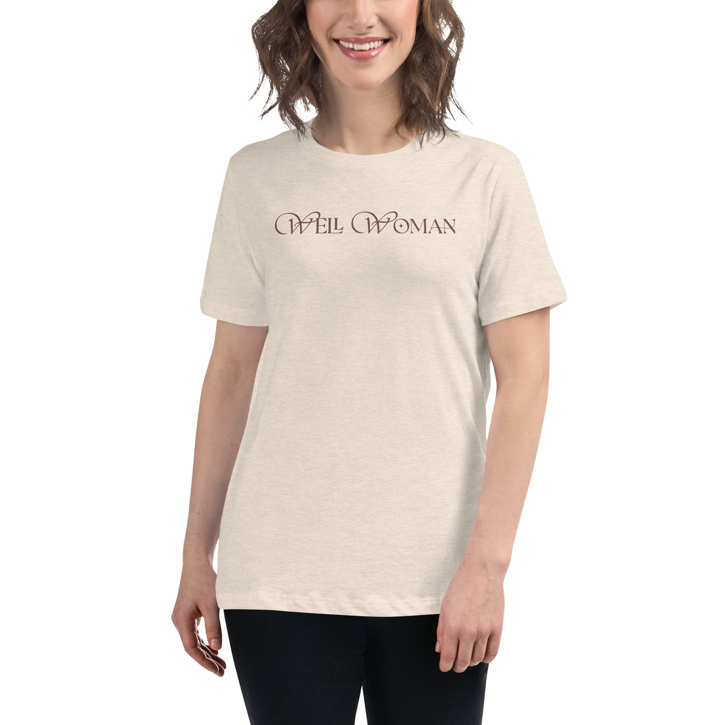 Well Woman Shirt - Heather Cream